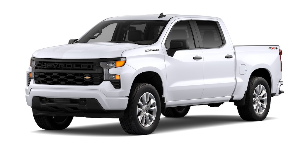 Chevrolet Silverado Turbo 2025, camioneta de trabajo en color blanco